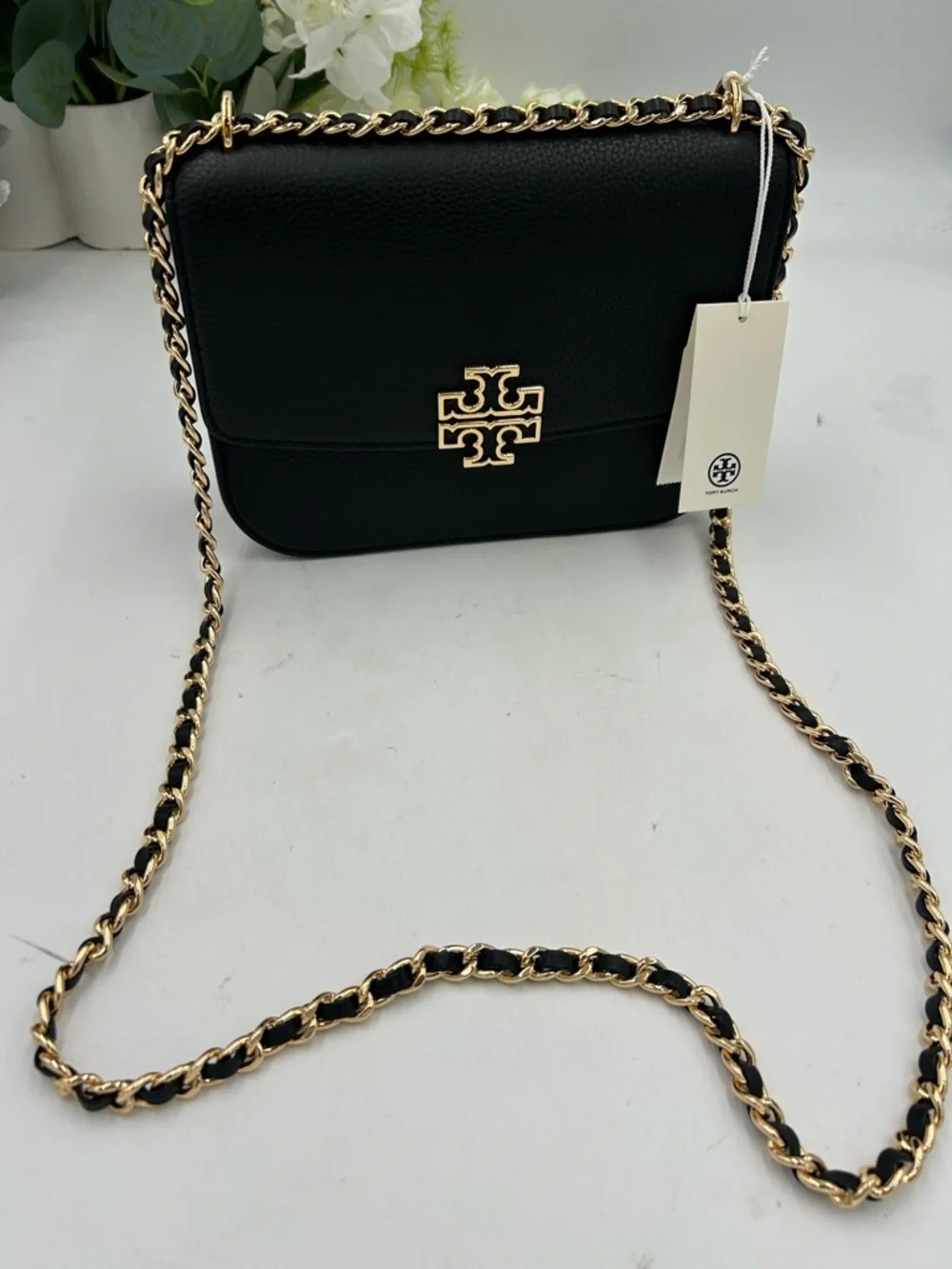 Women's TORY BURCH black  Eleanor Bag NWT